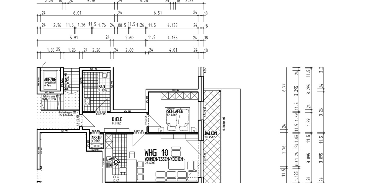 Etagenwohnung Simmerath - 2 Zimmer, 66 m&sup2;, 780&euro; | Angebot:25616601