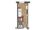 Etagenwohnung Aachen Aachen-Mitte - 1 Zimmer, 26 m&sup2;, 258&euro; | Angebot:26522665