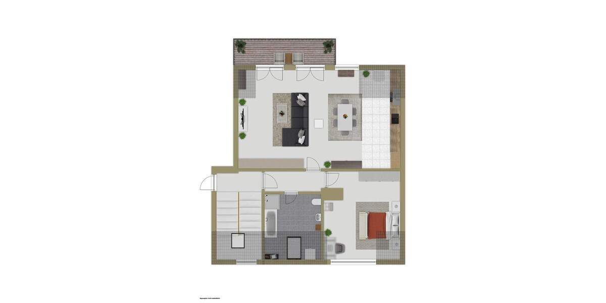 Etagenwohnung Düren Birkesdorf - 2 Zimmer, 58 m&sup2;, 125.000&euro; | Angebot:25771817