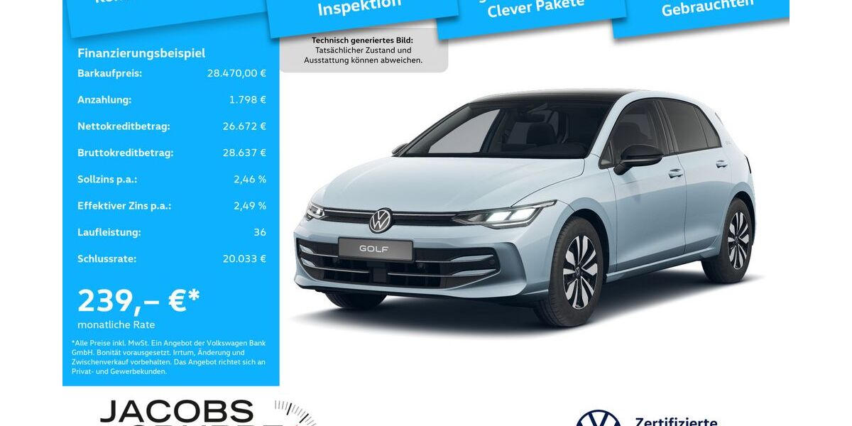 VW Golf 10.758 km 28.470 &euro; Aachen 52078