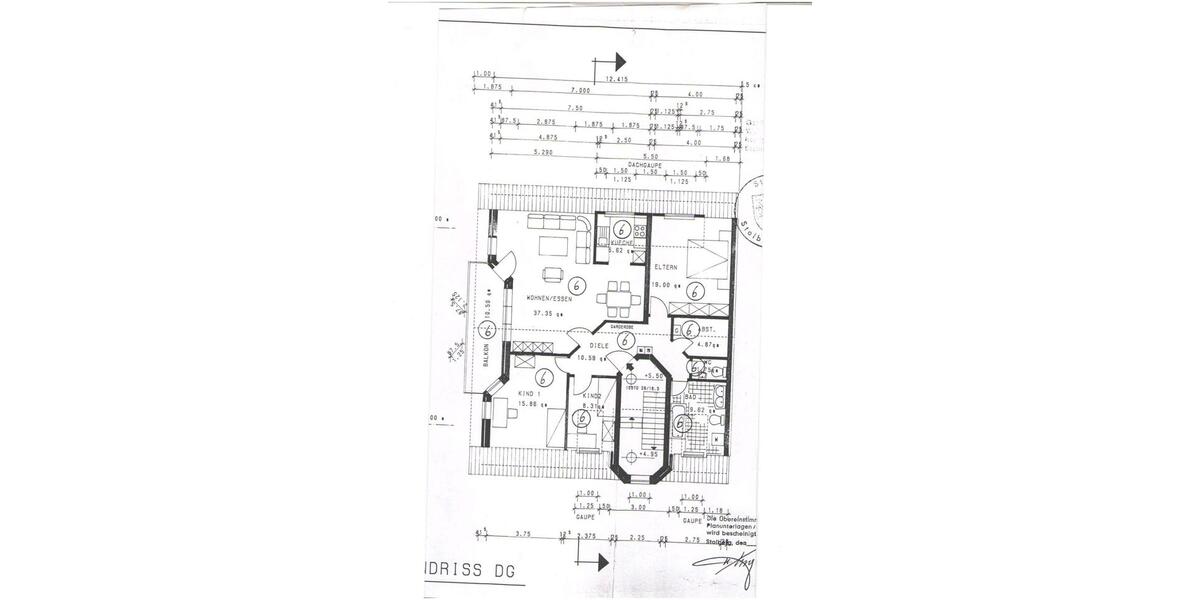 Dachgeschoßwohnung Stolberg (Rheinland) - 4 Zimmer, 116 m&sup2;, 1.126&euro; | Angebot:25852037