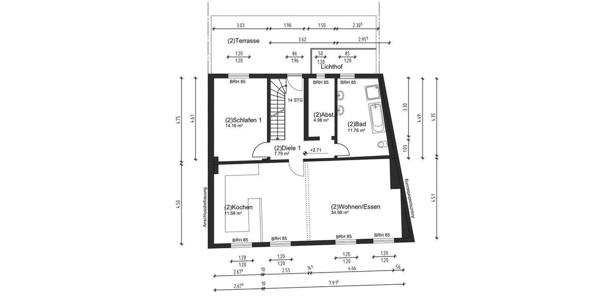 Etagenwohnung Heimbach - 6 Zimmer, 137 m&sup2;, 1.150&euro; | Angebot:25842750