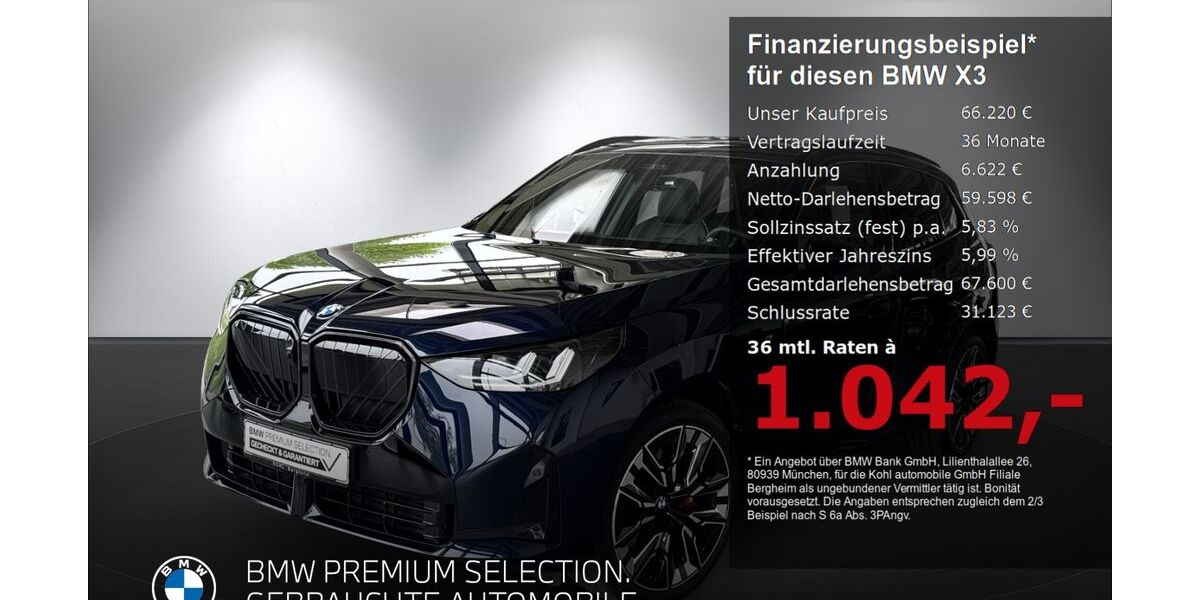 BMW X3 15.337 km 65.520 &euro; Bergheim 50126