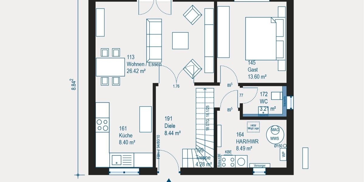 Individuell geplantes Einfamilienhaus in Eschweiler - Flexibel, modern und persönlich gestaltbar - Einfamilienhaus Eschweiler | Angebot:27661797