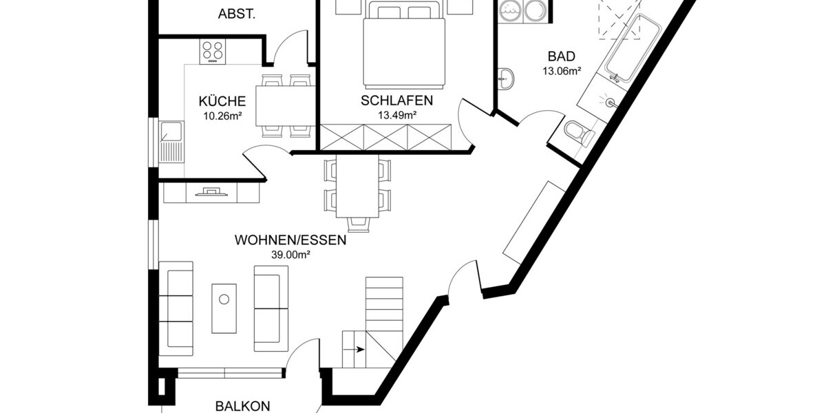 Roetgen – Sonnige Maisonettewohnung in zentraler Toplage - Maisonettenwohnung Roetgen | Angebot:26888953
