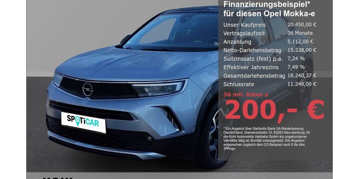Opel Mokka-e 39.150 km 20.450 &euro; Aachen 52078