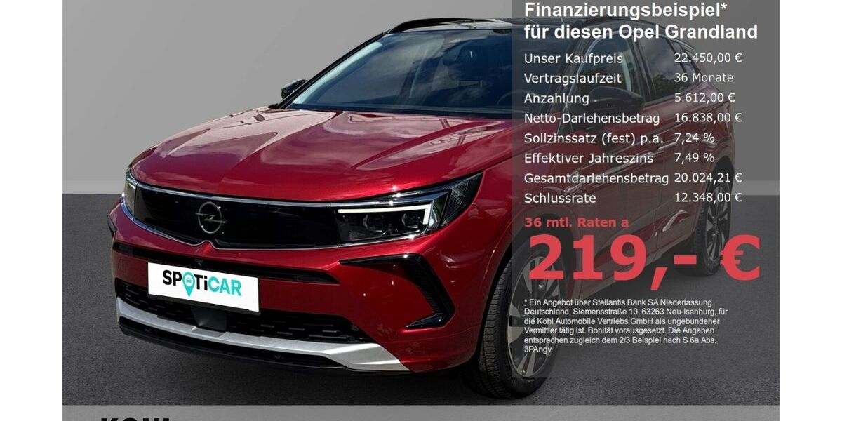 Opel Grandland (X) 35.800 km 21.950 &euro; Aachen 52078