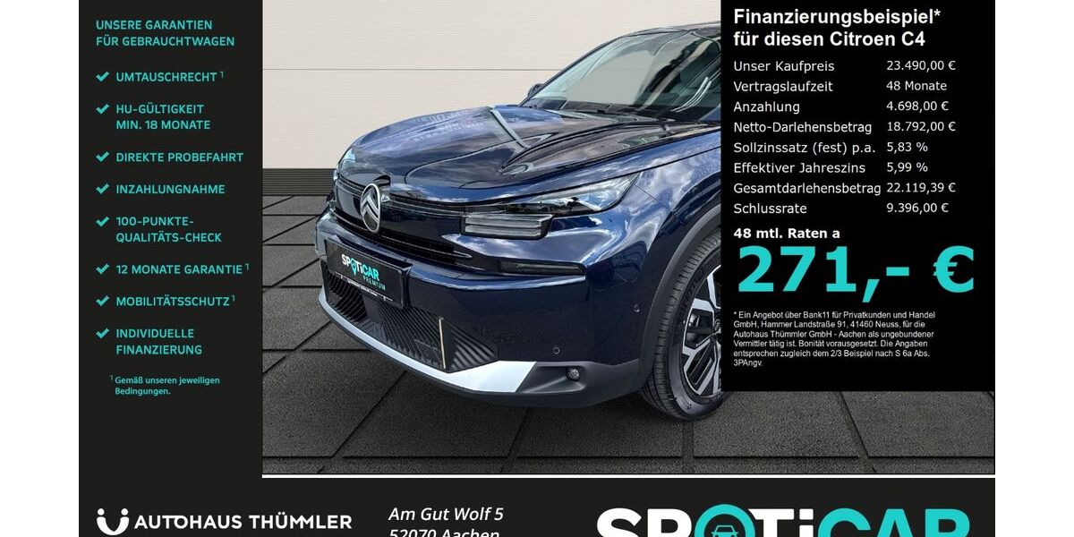 Citroen C4 6.999 km 23.490 &euro; Aachen 52070