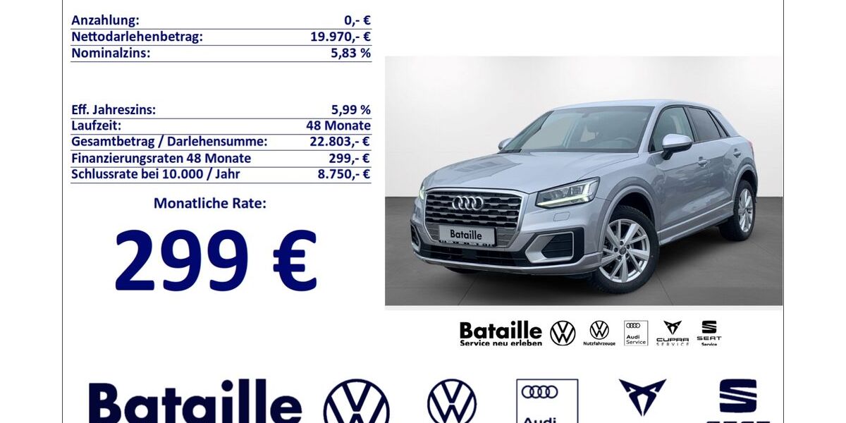 Audi Q2 18.210 km 19.470 &euro; Jülich 52428