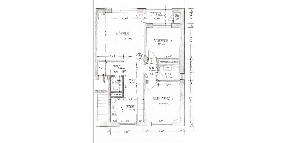 Etagenwohnung Niederzier - 3 Zimmer, 75 m&sup2;, 150.000&euro; | Angebot:26957611