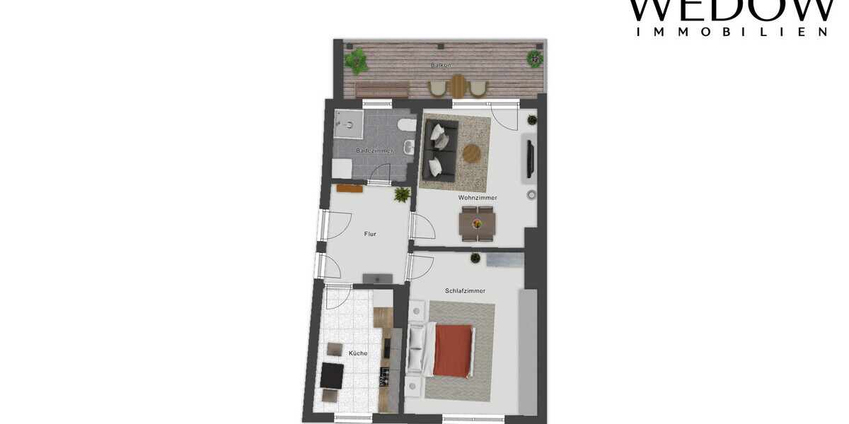 Aachen – Urbanes Anlageobjekt mit klarer Struktur und Balkon - Etagenwohnung Aachen Aachen-Mitte | Angebot:26933153
