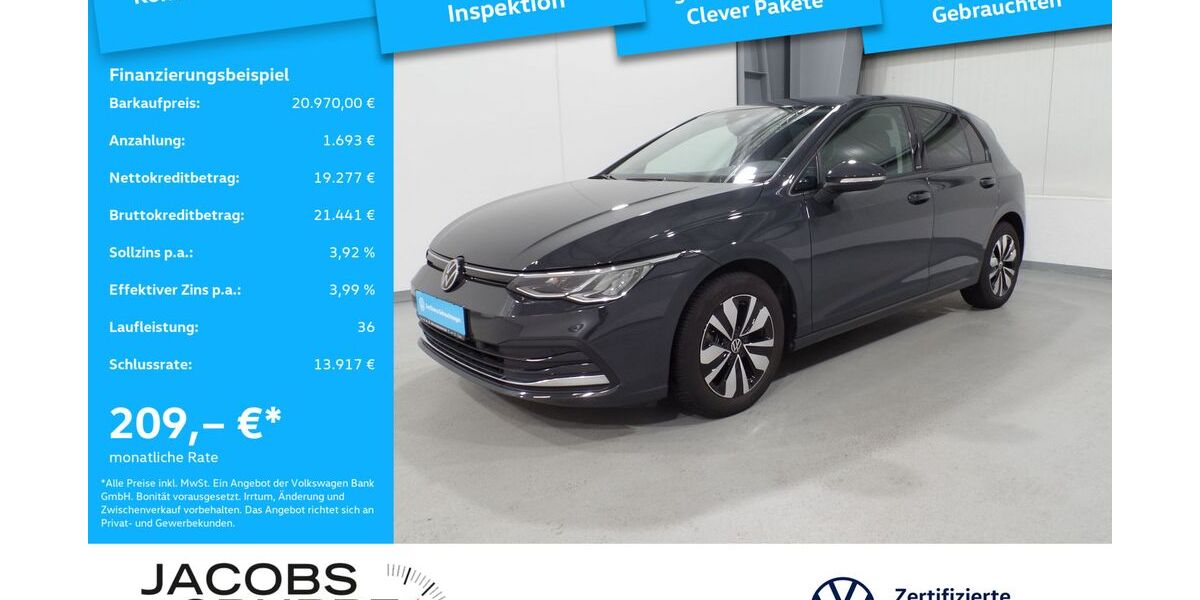 VW Golf 30.496 km 20.970 &euro; Aachen 52078