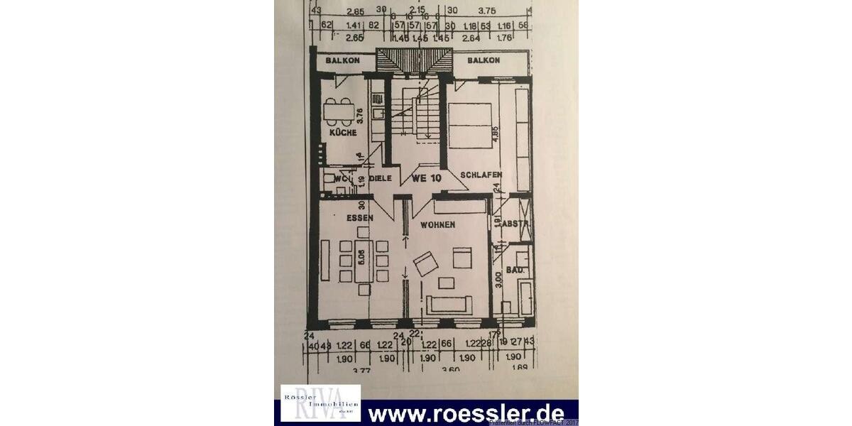 Etagenwohnung Aachen Aachen-Mitte - 2.5 Zimmer, 86 m&sup2;, 920&euro; | Angebot:25853480