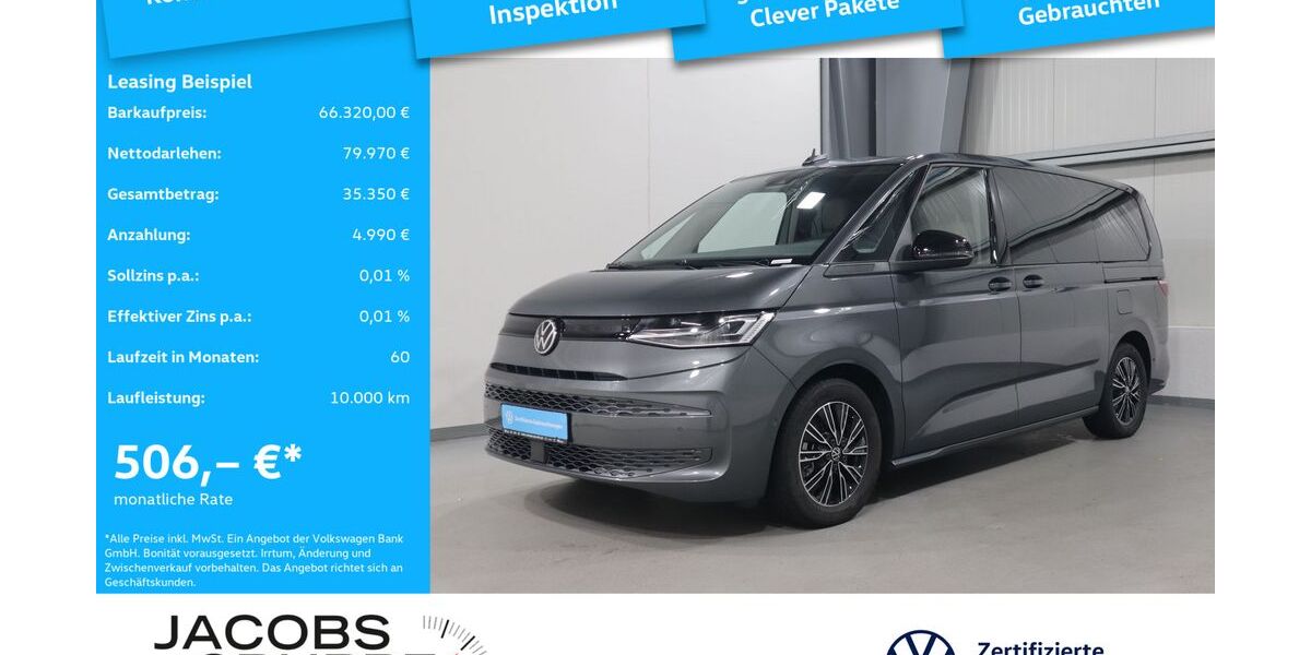 VW T7 Multivan 16.900 km 61.820 &euro; Aachen 52078