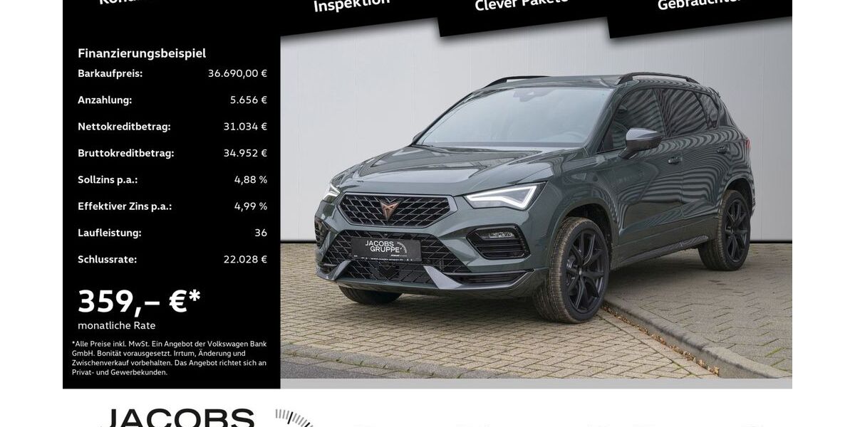 Cupra Ateca 4.444 km 35.880 &euro; Düren 52351