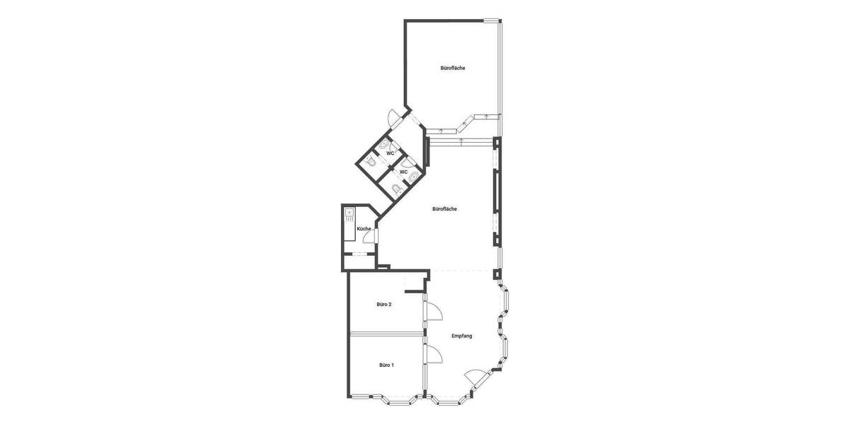 Gewerbeobjekt Aachen Burtscheid - 3 Zimmer, 102 m&sup2;, 1.150&euro; | Angebot:25801316