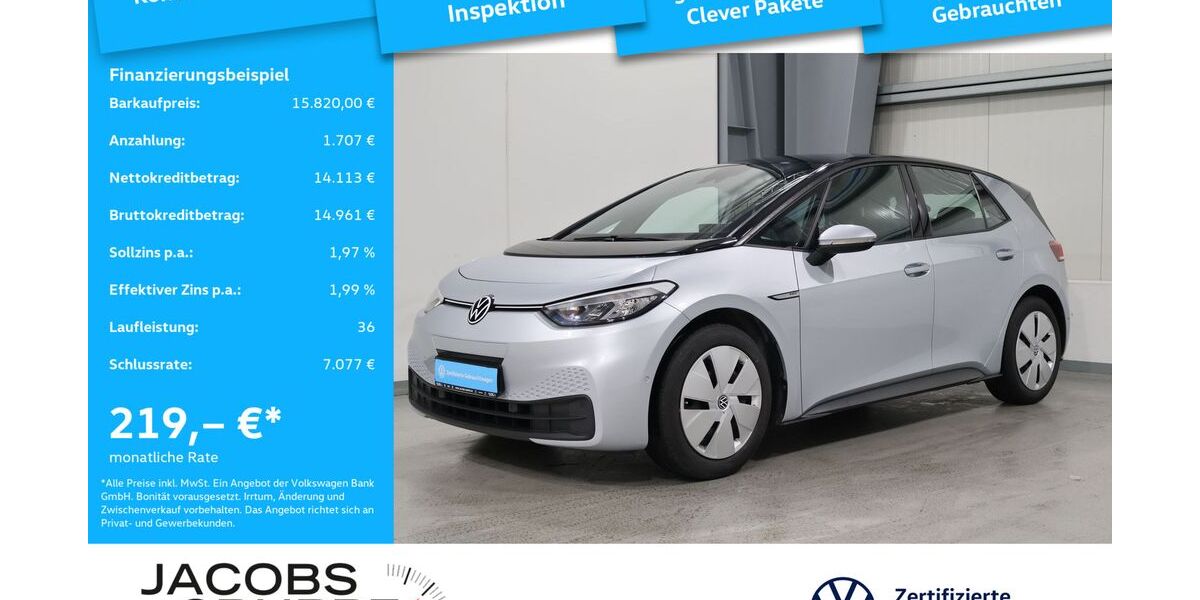 VW ID.3 109.168 km 15.820 &euro; Aachen 52078