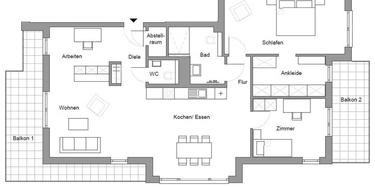 Etagenwohnung Aachen Laurensberg - 3 Zimmer, 121 m&sup2;, 697.600&euro; | Angebot:25731664