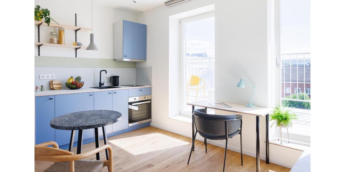 Etagenwohnung Aachen Aachen-Mitte - 1 Zimmer, 23 m&sup2;, 1.230&euro; | Angebot:22697472