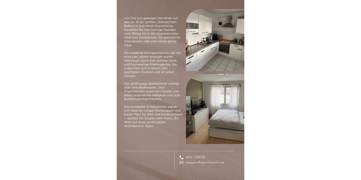 Etagenwohnung Aachen Eilendorf - 2 Zimmer, 74 m&sup2;, 260.000&euro; | Angebot:26250399