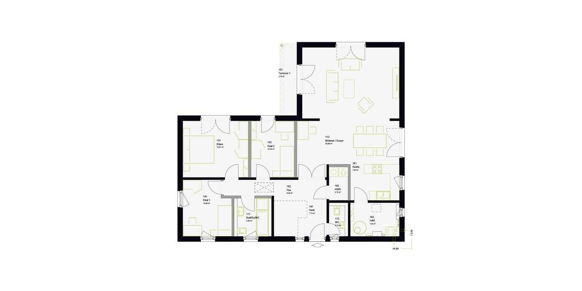 Einfamilienhaus Bergheim Kenten - 5 Zimmer, 133 m&sup2;, 511.397&euro; | Angebot:26817156