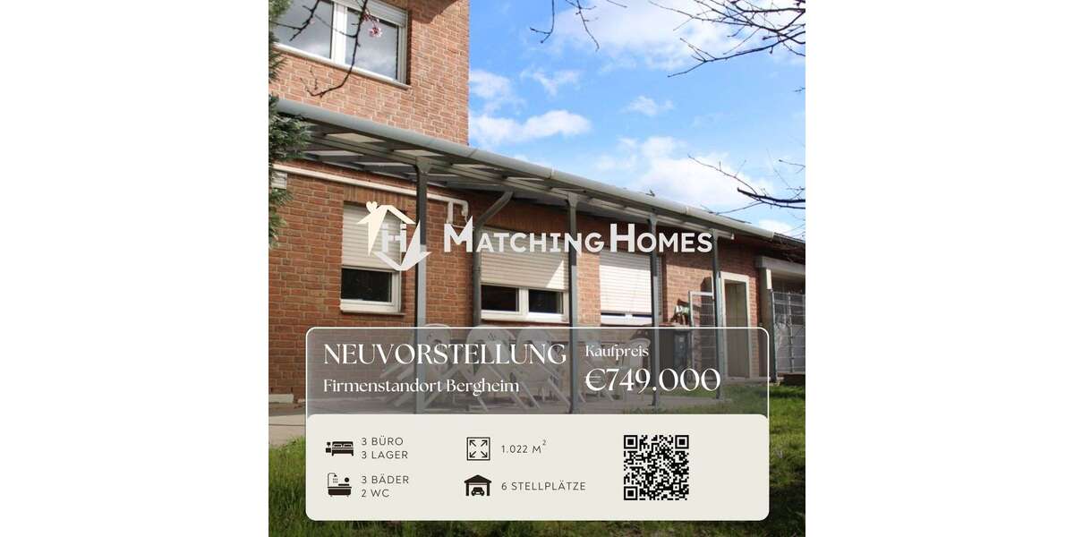 Gewerbeobjekt Bergheim - 749.000&euro; | Angebot:26258056