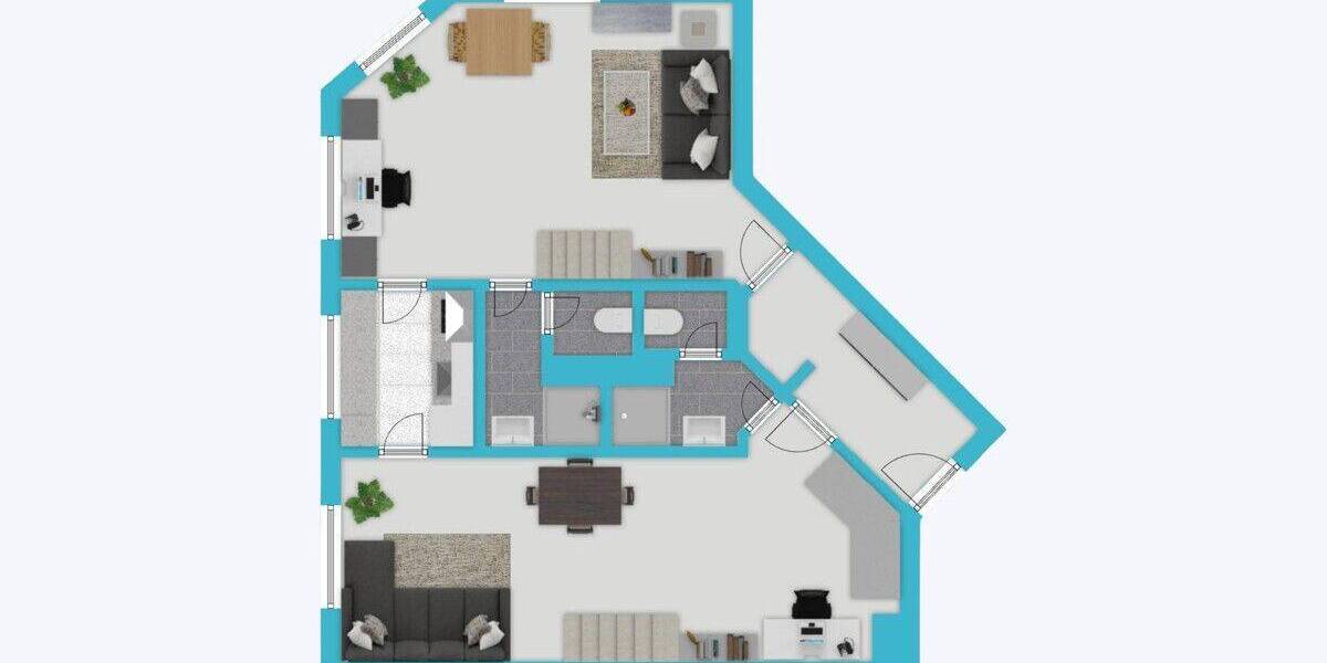 Etagenwohnung Aachen Aachen-Mitte - 2 Zimmer, 67 m&sup2;, 189.876&euro; | Angebot:26909561