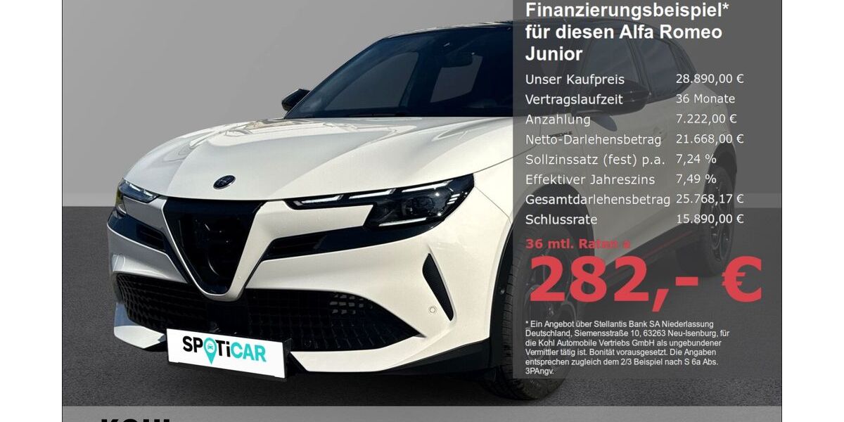 Alfa Romeo Junior 8.400 km 28.490 &euro; Aachen 52078