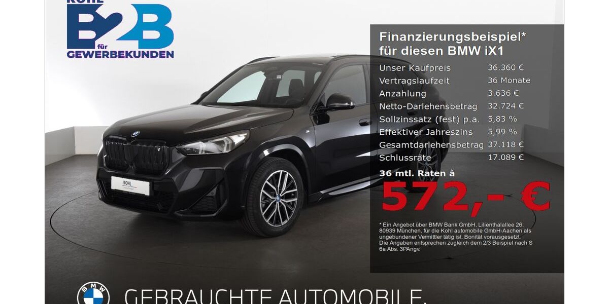 BMW iX1 26.437 km 36.360 &euro; Aachen 52078