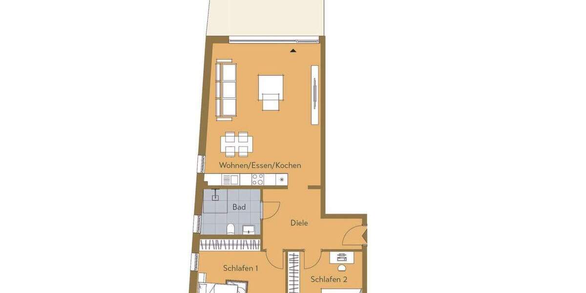 Etagenwohnung Aachen Richterich - 3 Zimmer, 97 m&sup2;, 592.000&euro; | Angebot:25773628