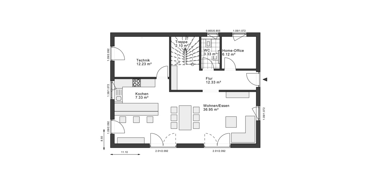 Einfamilienhaus Heimbach - 5 Zimmer, 160 m&sup2;, 1.715&euro; | Angebot:25252018