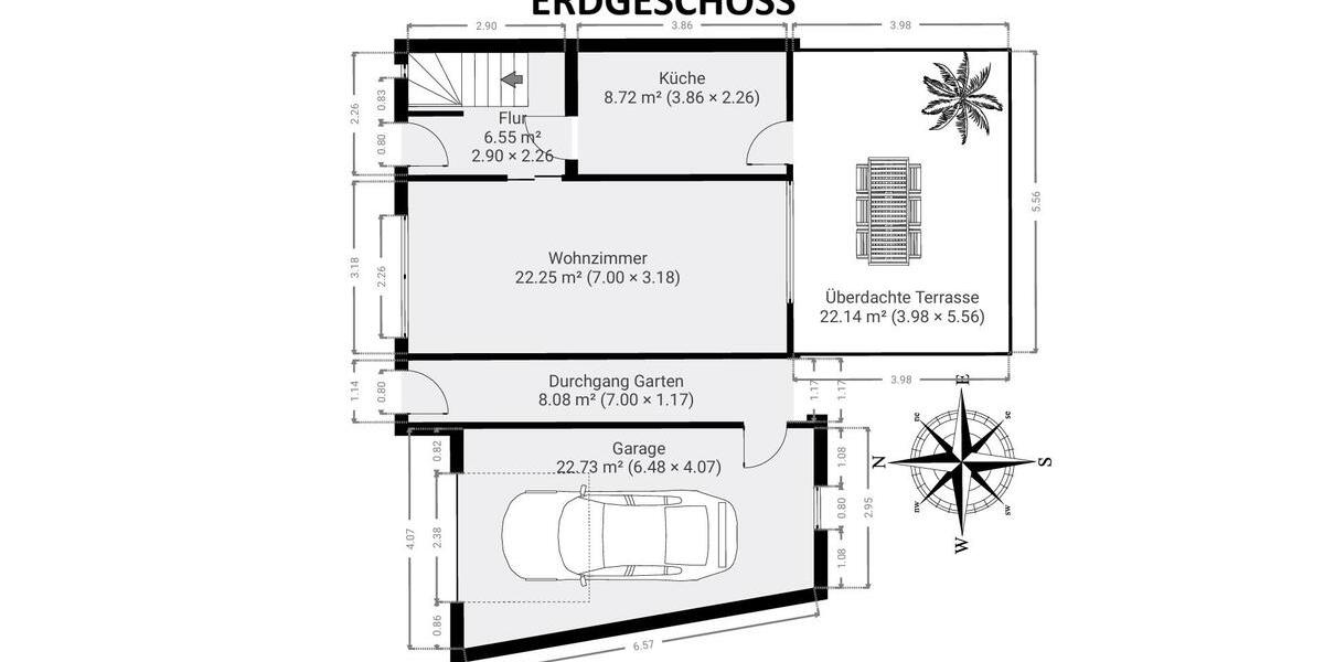 Reihenhaus Baesweiler - 4 Zimmer, 64 m&sup2;, 1.100&euro; | Angebot:26581632