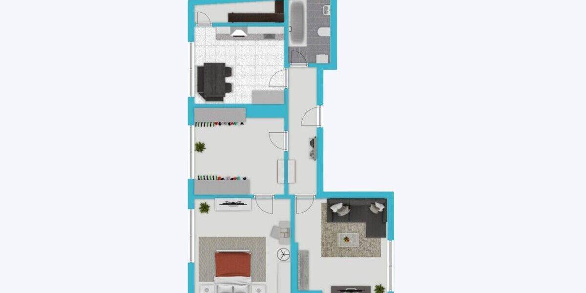 Etagenwohnung Aachen Aachen-Mitte - 3 Zimmer, 69 m&sup2;, 198.720&euro; | Angebot:26909550