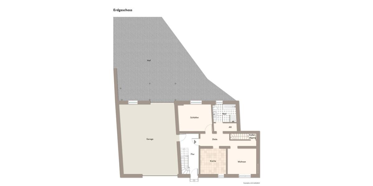 Erdgeschoßwohnung Alsdorf - 2 Zimmer, 57 m&sup2;, 540&euro; | Angebot:24713914