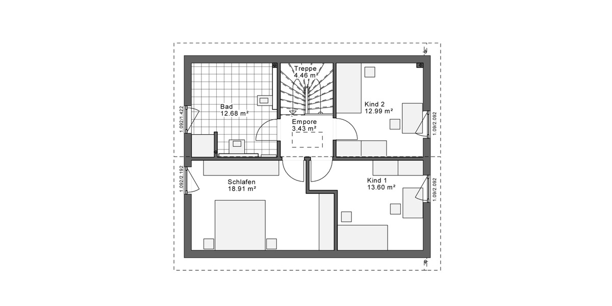 Einfamilienhaus Alsdorf Kellersberg - 3 Zimmer, 132 m&sup2;, 379.800&euro; | Angebot:25675519