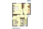 Etagenwohnung Würselen - 2 Zimmer, 47 m&sup2;, 449&euro; | Angebot:25979807