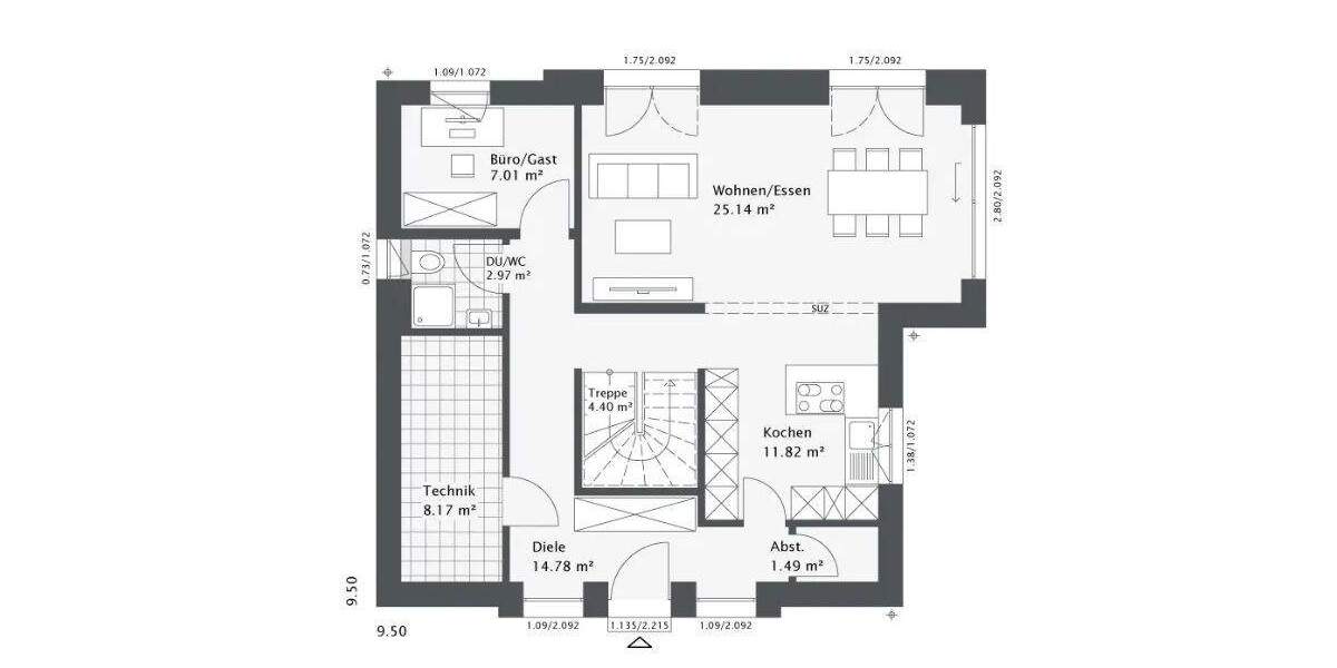 Einfamilienhaus Bergheim Hüchelhoven - 5 Zimmer, 139 m&sup2;, 560.500&euro; | Angebot:25684667