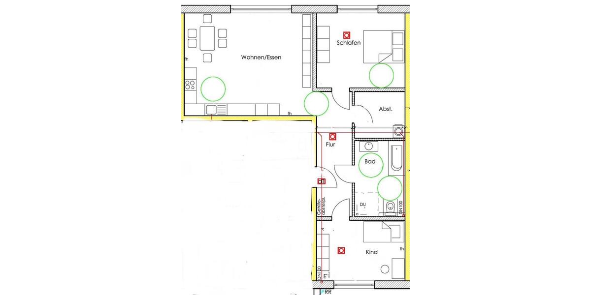 Erdgeschoßwohnung Kall - 3 Zimmer, 90 m&sup2;, 1.050&euro; | Angebot:26577520