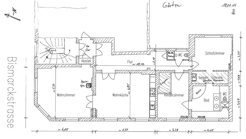 Etagenwohnung Aachen Aachen-Mitte - 4.5 Zimmer, 140 m&sup2;, 1.890&euro; | Angebot:25986118
