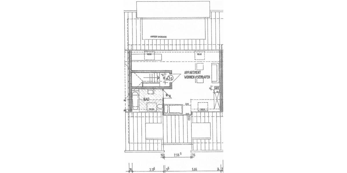 Dachgeschoßwohnung Kerpen Balkhausen - 1 Zimmer, 37 m&sup2;, 614&euro; | Angebot:26546074