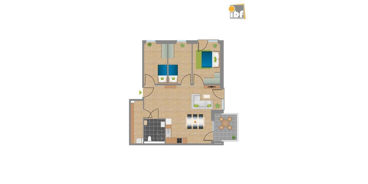 Etagenwohnung Alsdorf - 4 Zimmer, 94 m&sup2;, 1.176&euro; | Angebot:24720245