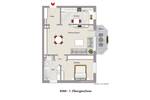 Etagenwohnung Aachen Lichtenbusch - 2 Zimmer, 66 m&sup2;, 189.000&euro; | Angebot:26799107