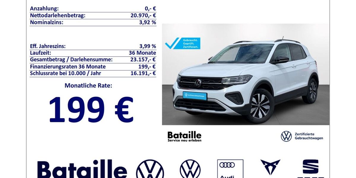 VW T-Cross 5.437 km 20.970 &euro; Jülich 52428