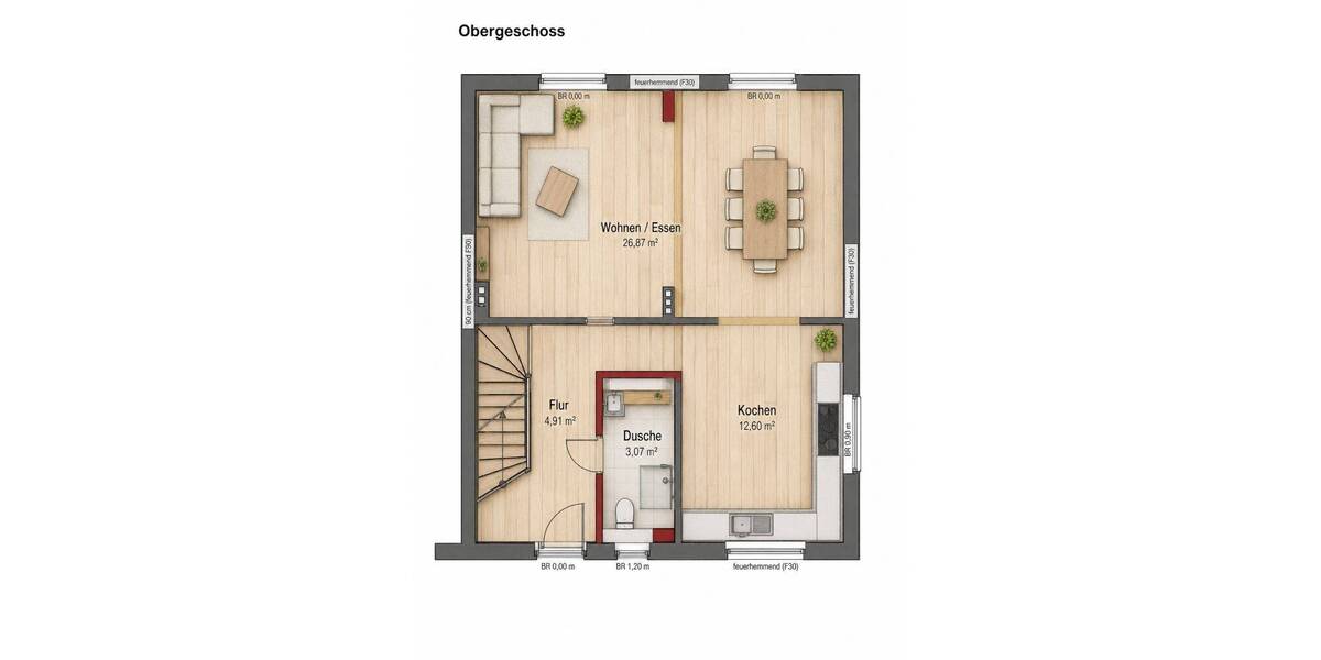 Etagenwohnung Aldenhoven-Siersdorf Siersdorf - 3 Zimmer, 90 m&sup2;, 900&euro; | Angebot:26725131