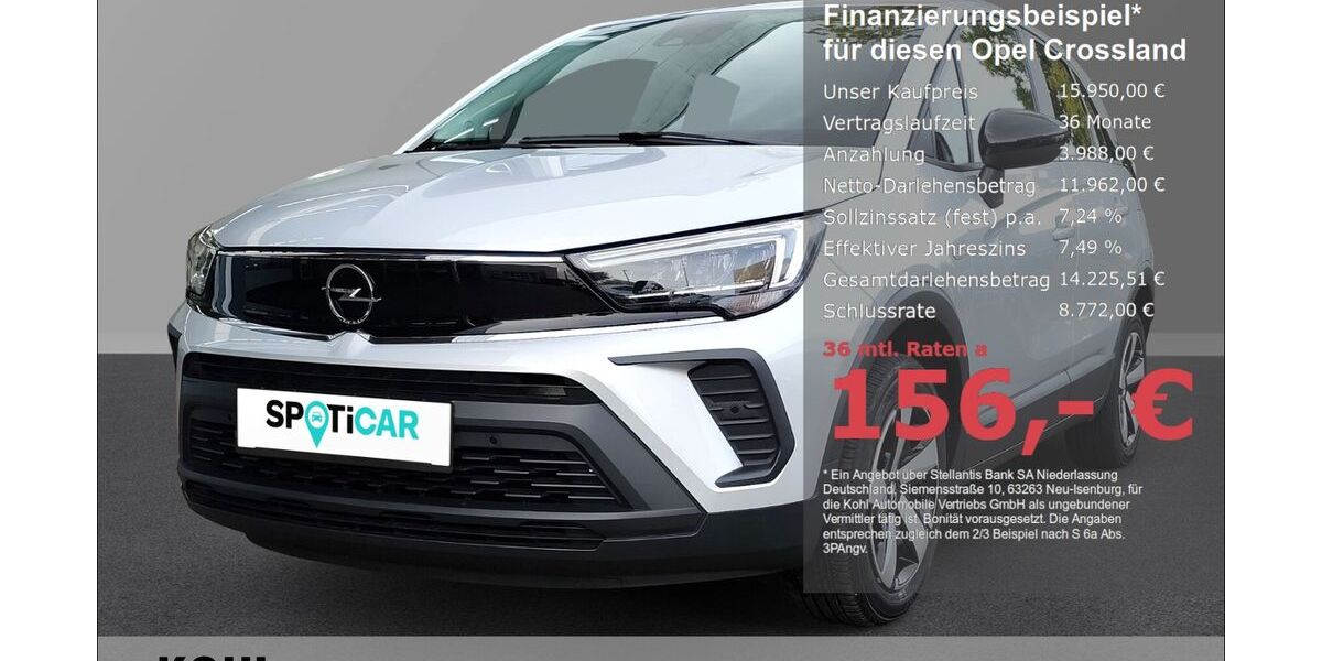 Opel Crossland (X) 48.100 km 15.650 &euro; Aachen 52078