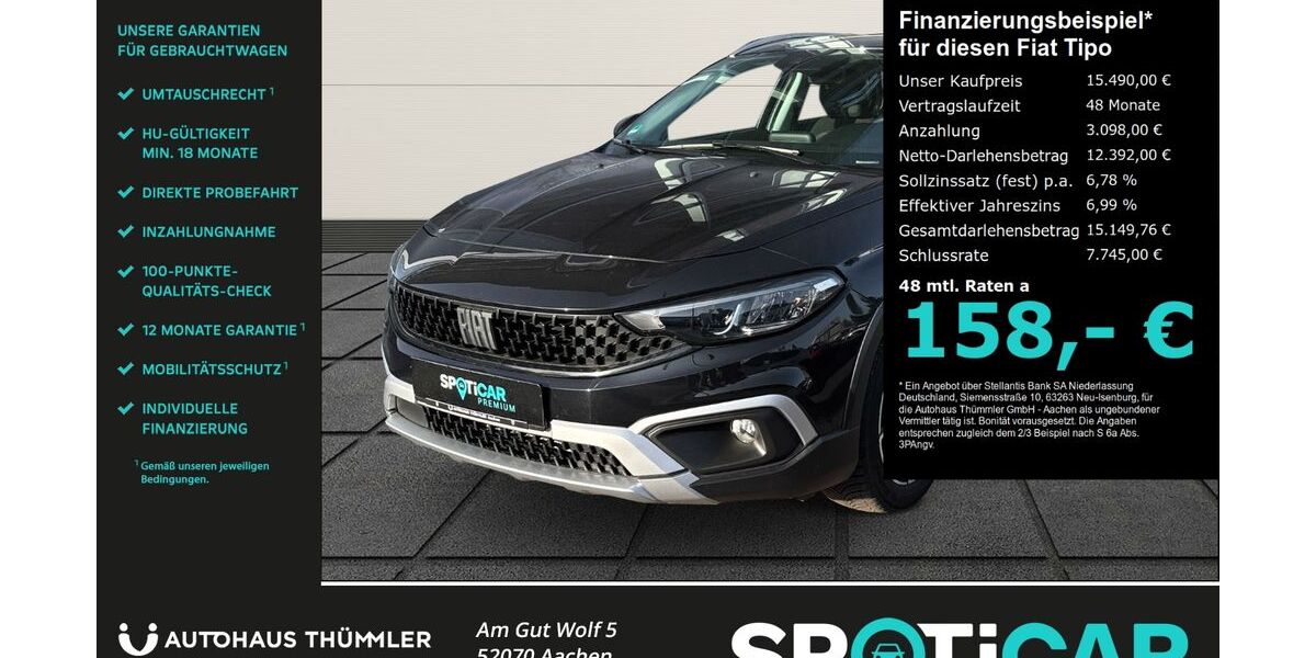 Fiat Tipo 72.450 km 14.990 &euro; Aachen 52070