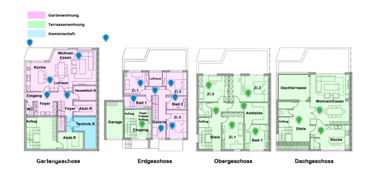 Etagenwohnung Aachen Aachen-Mitte - 4 Zimmer, 190 m&sup2;, 1.140.000&euro; | Angebot:25742775