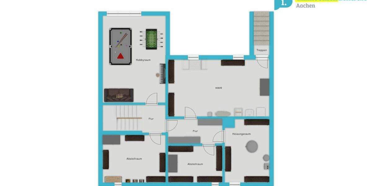 Reihenmittelhaus Aachen Aachen-Mitte - 7 Zimmer, 145 m&sup2;, 476.619&euro; | Angebot:25674541