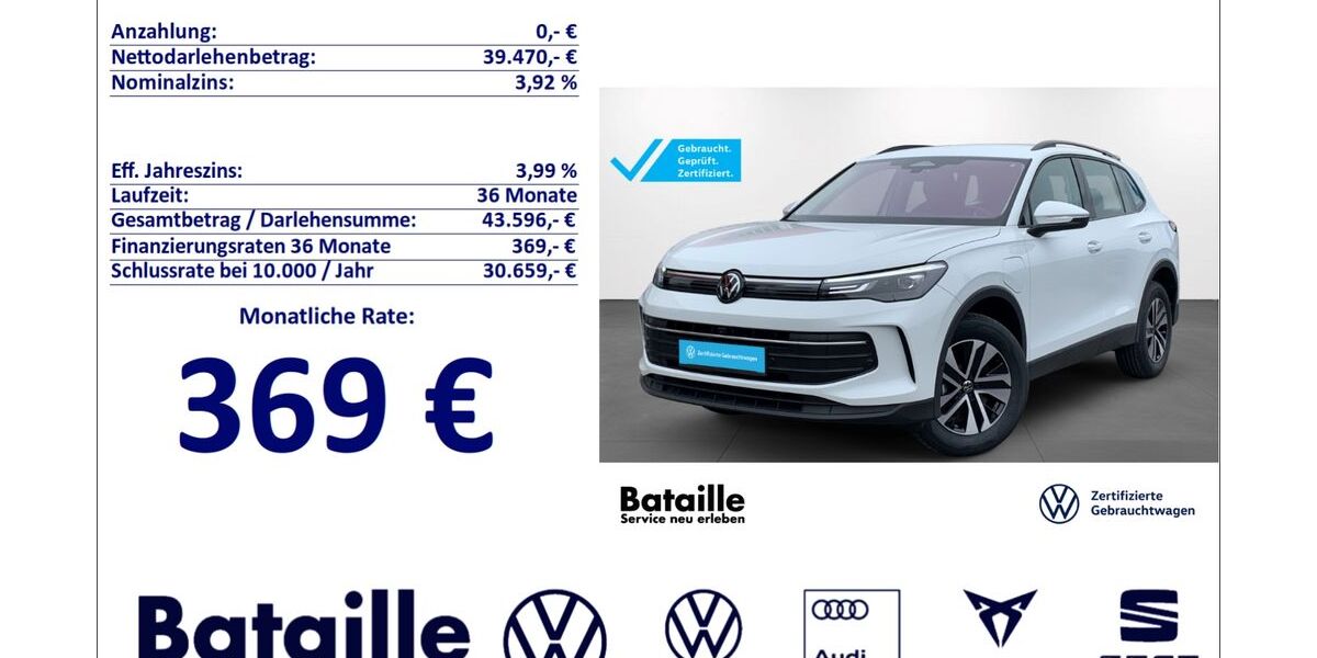 VW Tiguan 3.816 km 39.470 &euro; Jülich 52428