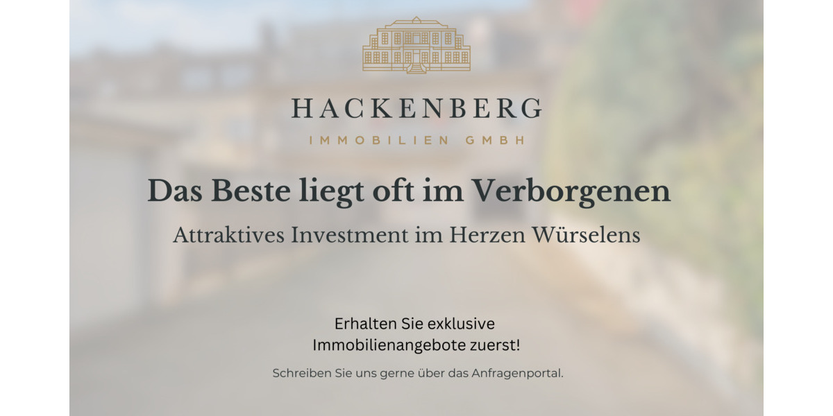 Etagenwohnung Würselen - 2 Zimmer, 53 m&sup2;, 130.000&euro; | Angebot:25731674
